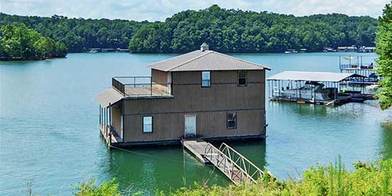 Lake Lanier Boat house and amazing property for sale 5961 Pocahontas Dr.